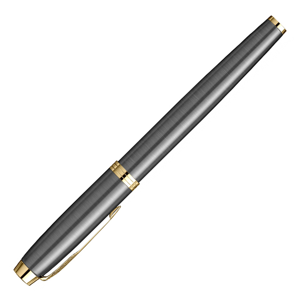 Ручка перьев. Parker IM Premium Grey Core GT (2213776) M черн. черн. подар.кор.