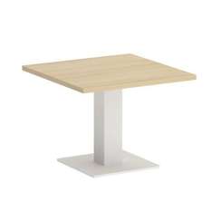 Yalta Стол журнальный квадратный LT.SJ-2 Акация Лорка/Металл Белый 600*600*450