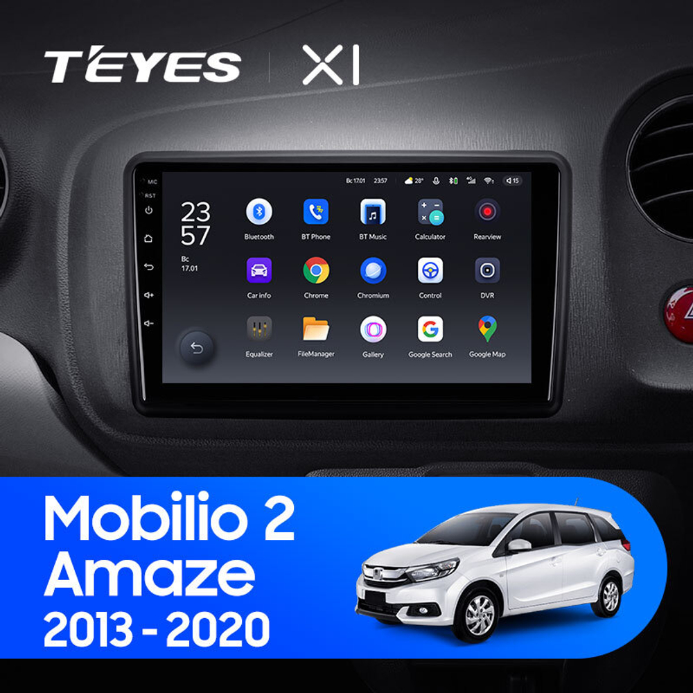 Teyes X1 9" для Honda Mobilio 2, Amaze 2013-2020