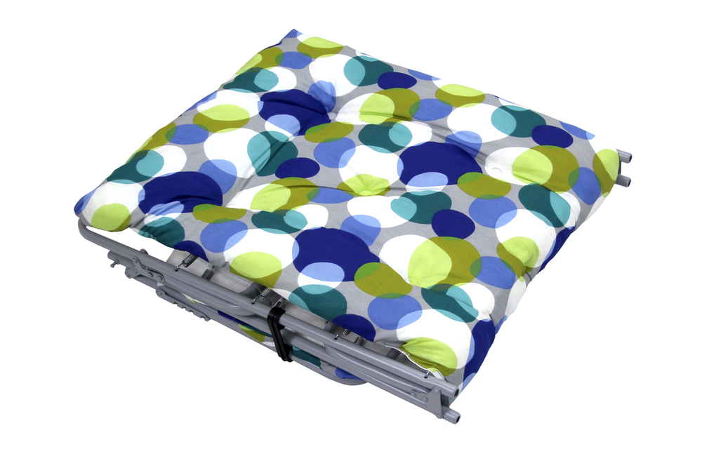 Кровать раскладная Стефания мягкая крошка гофрокартон арт.с88а/44 (цвет ткани разноцветный рис.круги (1 шт. в уп.)