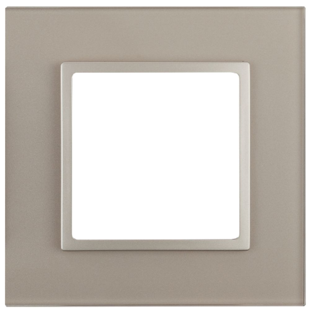 14-5101-04 ЭРА Рамка на 1 пост, стекло, Эра Elegance, шампань+шамп