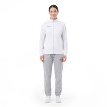 Костюм спортивный MIKASA MT537/530-022-L, р.L, 70% хлопок, 30% полиэстер, бело-серый