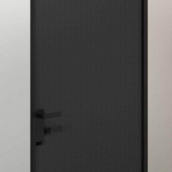 Модель 1AP профиль чёрный матовый цвет блэк элегант в коробке INVISIBLE INFINITY в интерьере