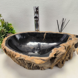 Раковина из окаменелого дерева Fossil Basin OD-02134 (55*39*15 см)