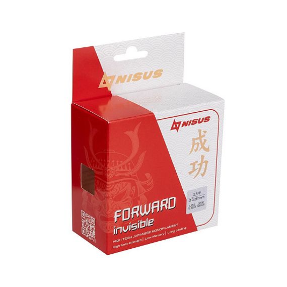 Леска FORWARD Invisible 0,261mm/300m Nylon Transparent (N-FI-0261-300) Nisus
