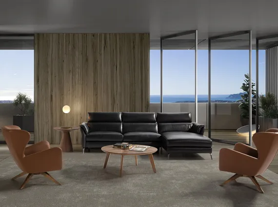 Журнальный столик Angel Cerda ET652, Ø60х55 см, орех