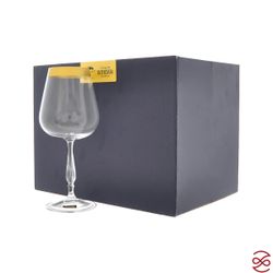 Набор бокалов для вина Crystalite Scopus декор 450 мл (6 шт)