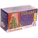 Гирлянда для дома ЗАНАВЕС ш1,5* в2,5 м 360 ламп LED, прозрач.пров, 8 реж, IP-20, Фиолетовый (возможность соединения)