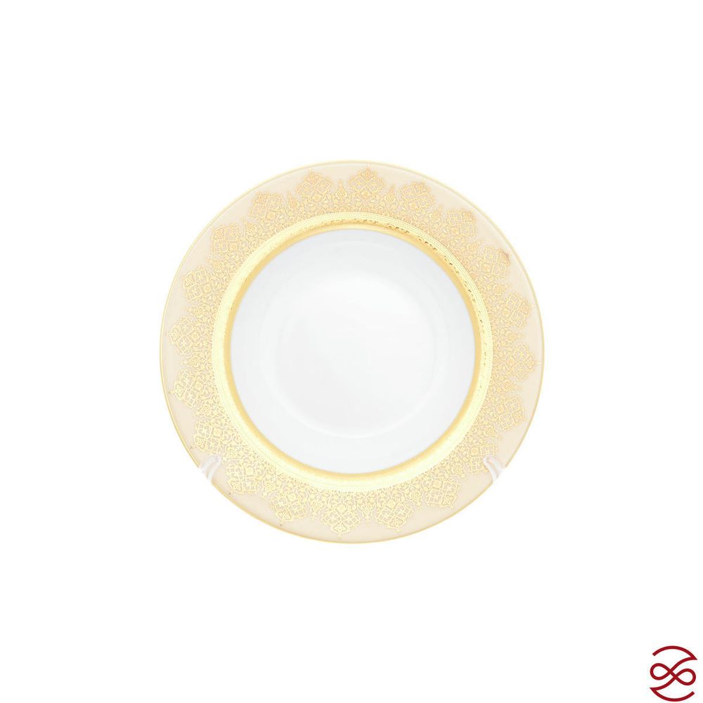 Набор глубоких тарелок Falkenporzellan Constanza Marakesh Cream Gold 22.5 см (6шт)