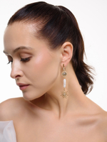 Серьги "Labrador sunshine" Gold