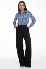 Рубашка Жаклин (тюльпаны, блу) Diolche