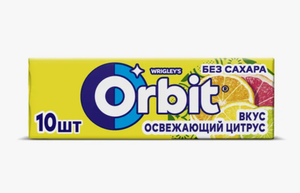 Жевательная резинка ORBIT Освежающий цитрус 13.6ГР