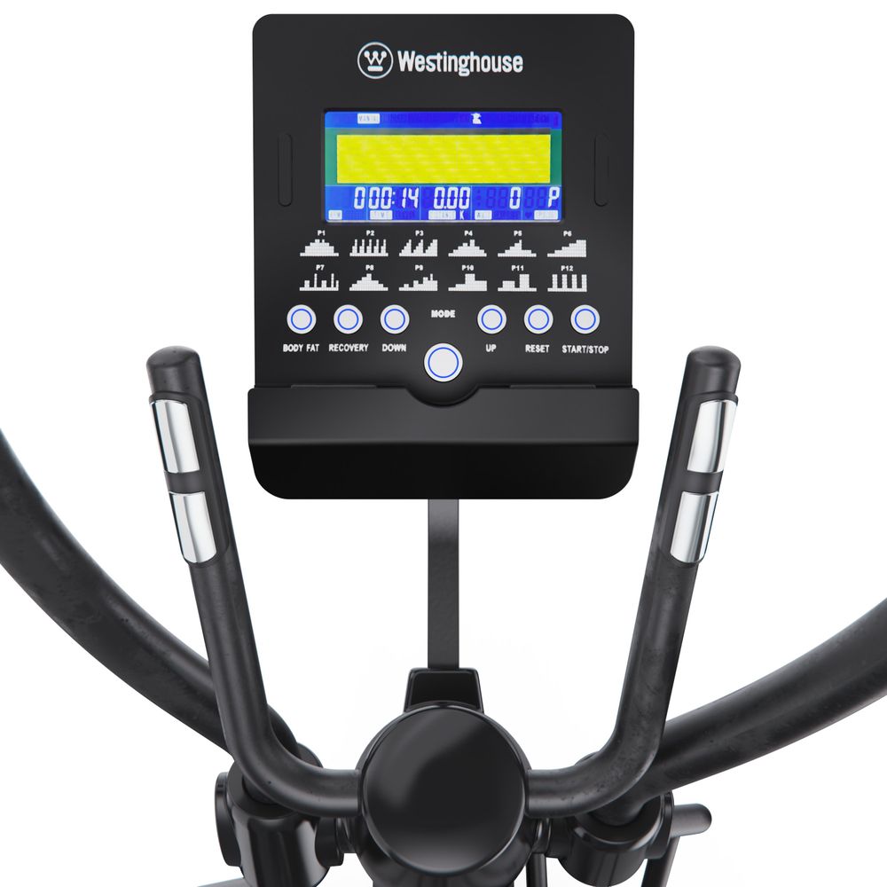 Электромагнитный эллиптический тренажёр DFC Westinghouse 13Y, черный, с изменяемым углом наклона