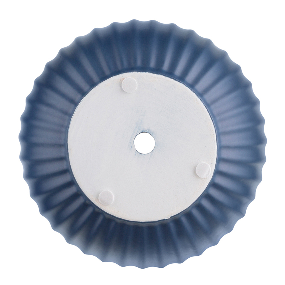 Горшок цветочный темно-синего цвета из коллекции edge, 2,7л