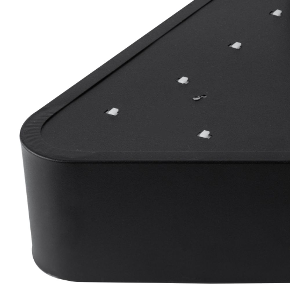 Светильник LED ЭРА Geometria SPO-152-B-40K-048 Delta 48Вт 4000К 3500Лм IP40 800*800*80 черный подвесной | Декоративные светильники Geometria