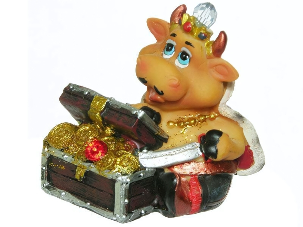 Фигурка Бычок Король 3-DL-F1281