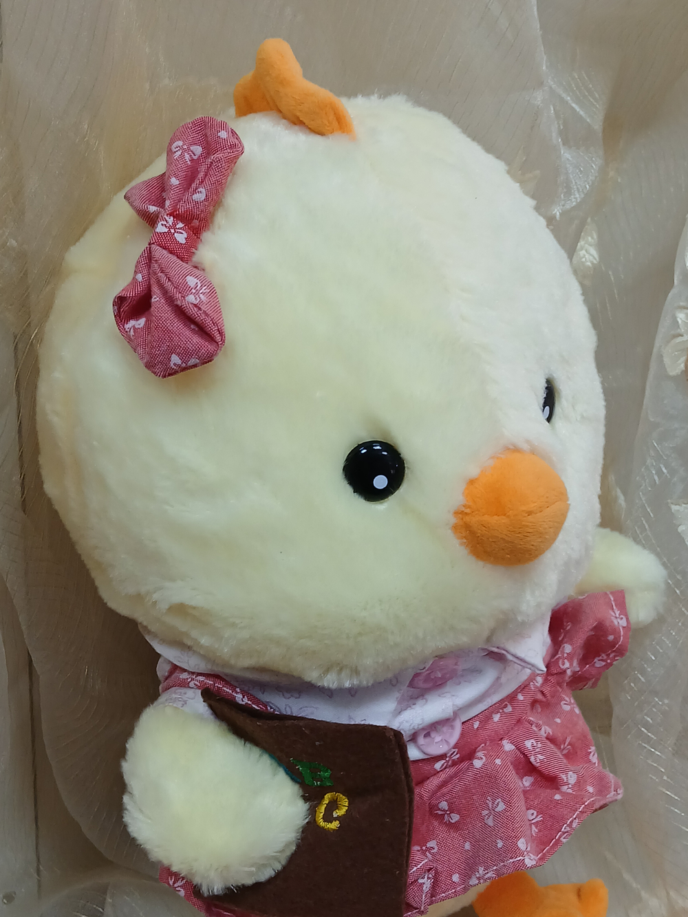 Цыплёнок в платье, 30 см