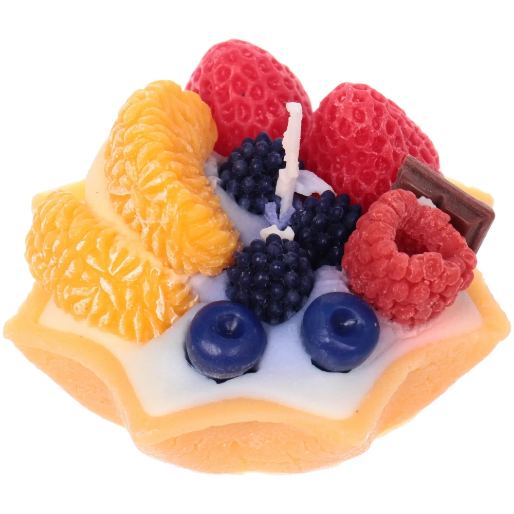 Свеча «Фруктовый десерт» 5,5*8,5 см (119 гр), (упаковка 10*10*6 см)