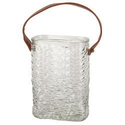 Ваза "Сумочка" h=17,5см, v=1200мл (стекло) (индивидуальная упаковка)