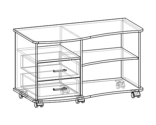 Тумба-ТВ ИРВИН левая