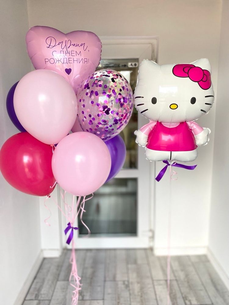 Набор воздушных шаров Китти, Hello Kitty №1899