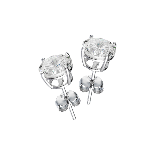 Серьги пусеты White M