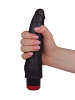 Вибратор-реалистик LOVETOY 410700 – чёрный, 17,5 см