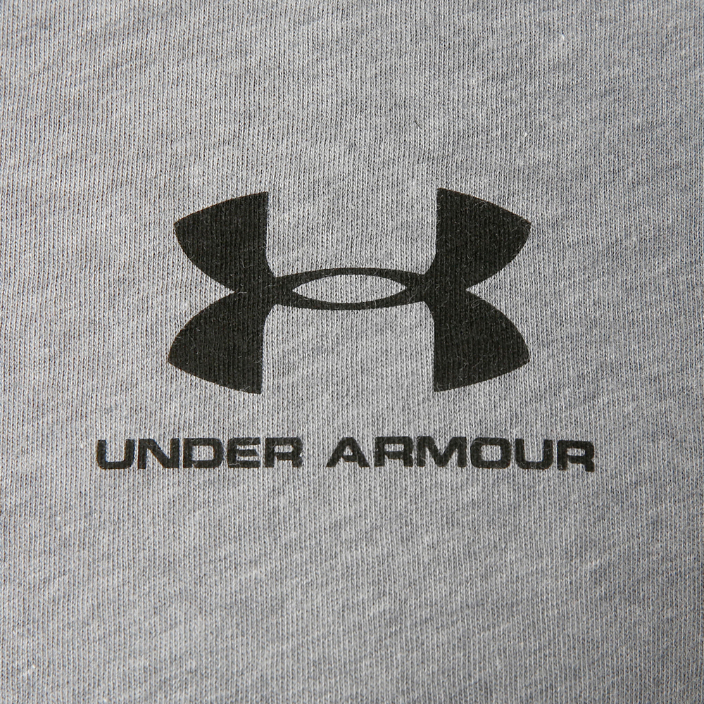Мужское теннисное поло Under Armour Sportstyle Left Chest T-Shirt Men - Grey, Black