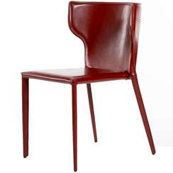 Стул Austin красная кожа