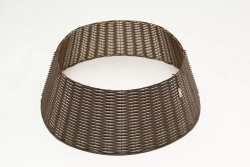 Корзина под елку Премиум Царская Лоза 65*48*30 см., разборная, лесной орех, ЕлкиТорг (65-222)