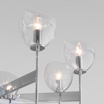 60130/8 / потолочный светильник / хром