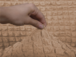 Чехол на трехместный диван без подлокотников Модерн, цвет Какао