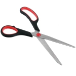 Ножницы универсальные бытовые «ИДЕЯДОМА», цвет черный, 23.7см (блистер Селфи)