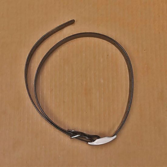 Сменный ошейник 19 мм для Garmin T5 mini, TT15 mini, Barklimiter, Delta, PRO (черный)