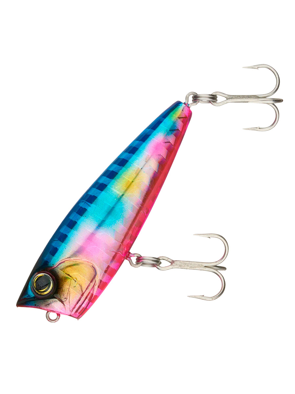 Воблер для рыбалки Duel Hardcore LG Popper 50F F1203-HPI, 50 мм, 4,5 г, медленно всплывающий, поппер