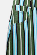 Z1975 ДЖИНСЫ С НИЗКОЙ ТАЛИЕЙ И ПОЛОСКАМИ - ZARA