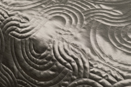 Покрывало 260х260 Garda Decor Euphoria Аморе бежевое со стежкой