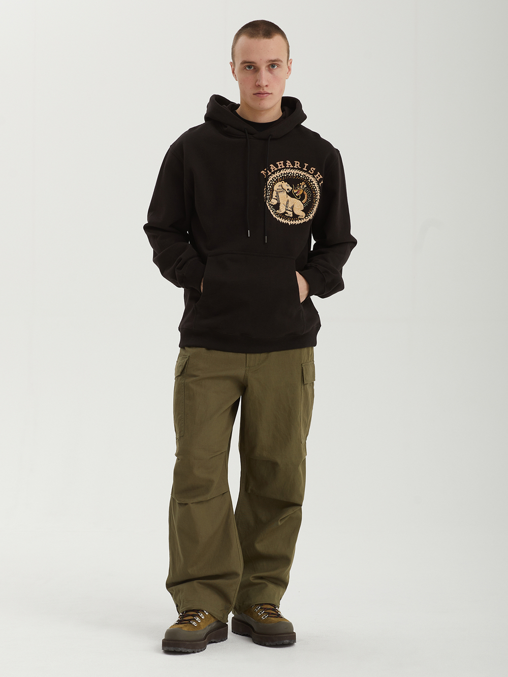 Мужская Толстовка Bering Strait Map