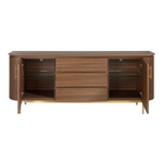 Сервант 3228/413M из орехового дерева и позолоченной стали