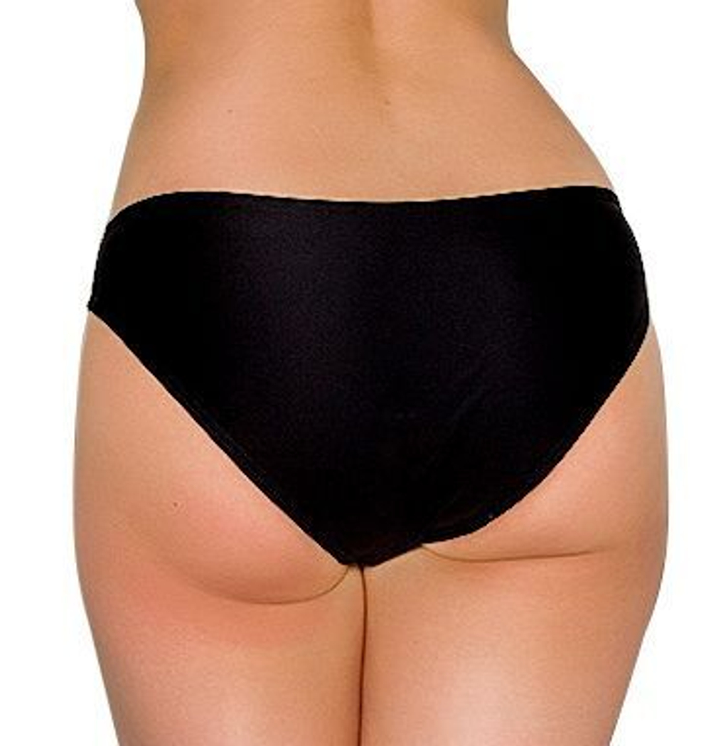 Однотонные классические плавки-слипы (Размер: L) (Цвет: черный)