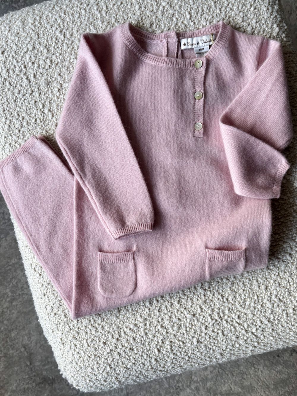 Новый кашемировый комбинезон-слип Oscar et Valentine, 86