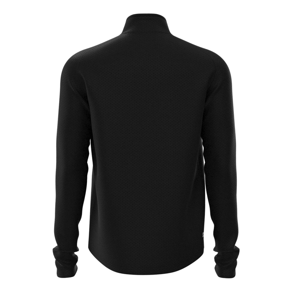Мужское теннисное поло BIDI BADU Crew Long Sleeve Men - Black