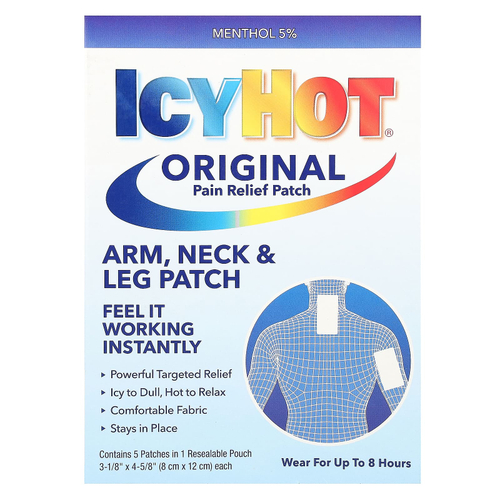 Icy Hot, оригинальный обезболивающий патч, 5 шт.