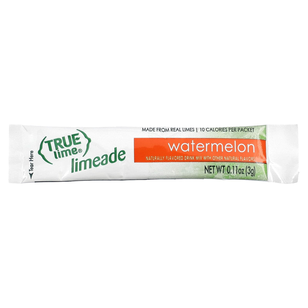 True Citrus, True Lime, лаймад, арбуз, 10 пакетиков по 3 г (0,11 унции)