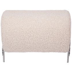 Банкетка Нимфея Какао Античное Серебро