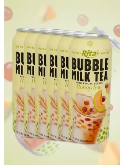 Молочный чай Бабл Ти со вкусом Медовой Дыни 490 мл * 6 шт