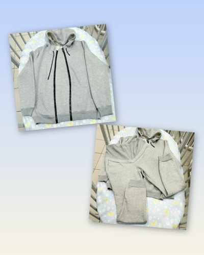 Костюм для беременных из футера с начесом