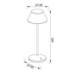 7988 Переносной уличный светильник K5