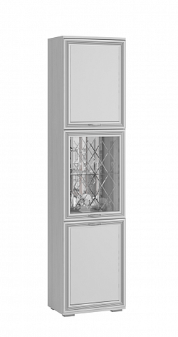 Шкаф-пенал с витриной Ливорно ЛШ-5, ясень