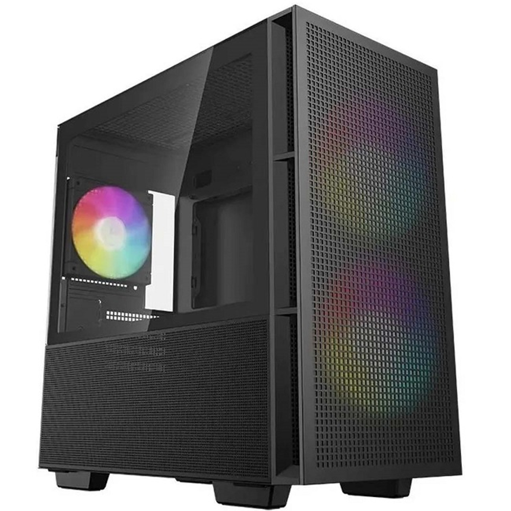 Корпус Mini-Tower DeepCool CH360 ARGB Black, Micro-ATX (R-CH360-BKAPE3-G-1)